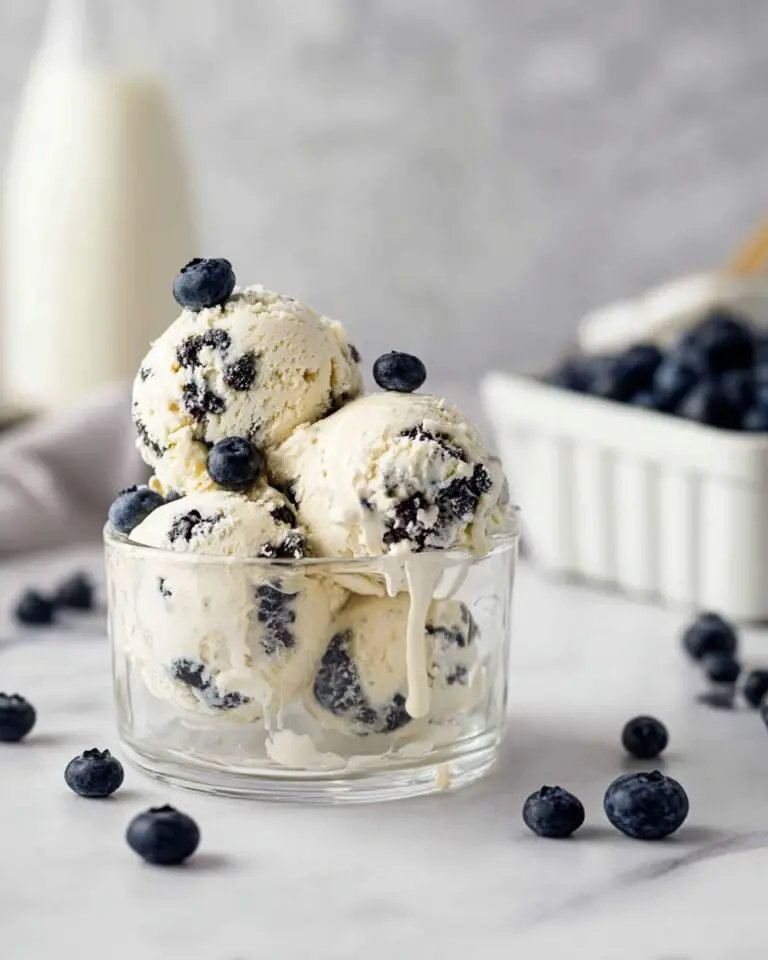 Blueberry Cheesecake Ice Cream Recipe