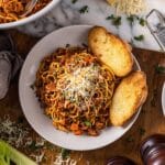 One Pot Beef and Sausage Pasta with Rich Tomato Sauce Recipe