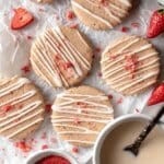 Easy Strawberry Shortbread Cookies Recipe