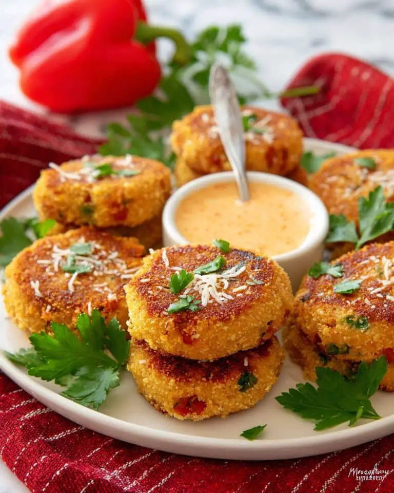 Crispy Chicken Patties with Parmesan and Parsley Recipe