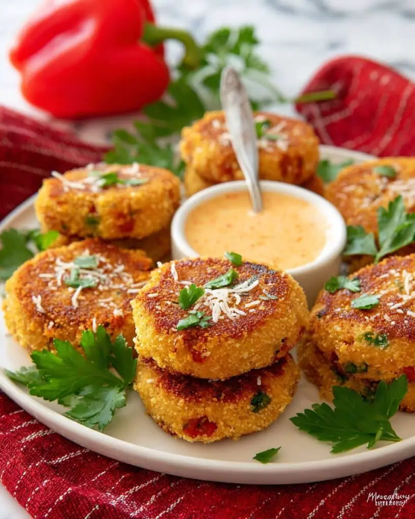 Crispy Chicken Patties with Parmesan and Parsley Recipe