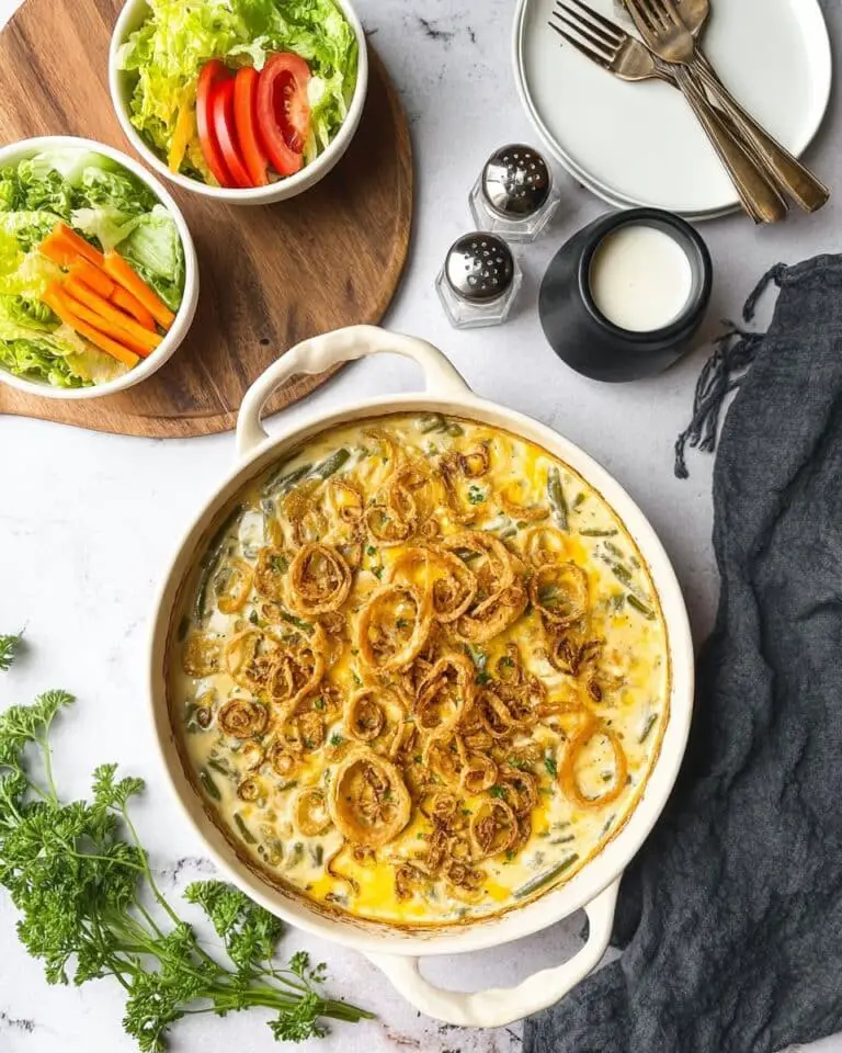 One-Pan Hamburger Green Bean Casserole Recipe