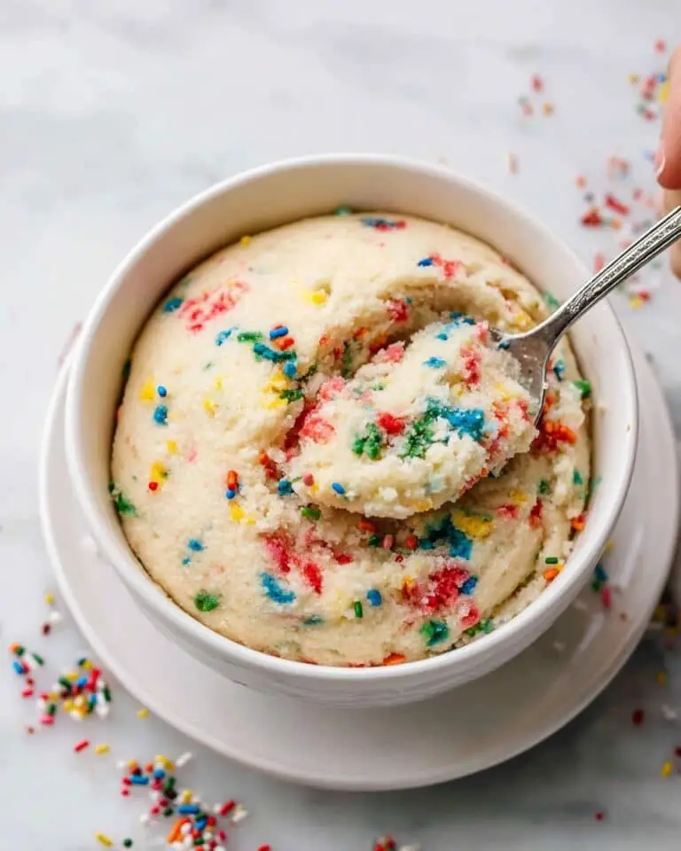 Microwave Vanilla Mug Cake (No Egg) Recipe
