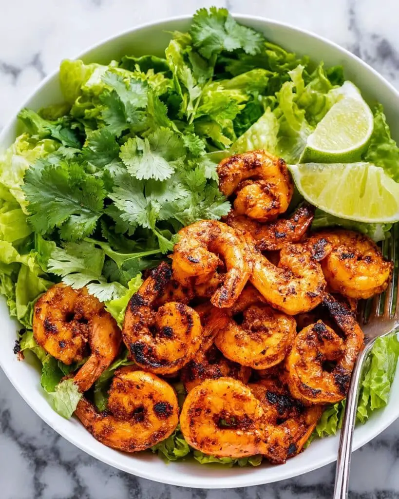 Quick Blackened Shrimp with Lime and Cilantro Recipe