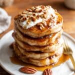 Easy Fluffy Pecan Pancakes Recipe