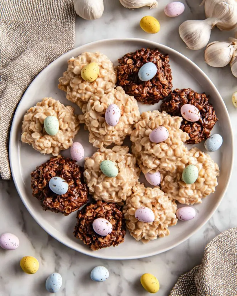 No Bake Bird’s Nest Cookies Recipe