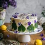 Violet Lemon Poppy Seed Cake Recipe
