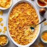 Cheesy Hot Honey Corn Dip Recipe