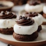 Hot Cocoa Cookies with Marshmallow Topping and Chocolate Buttercream Recipe