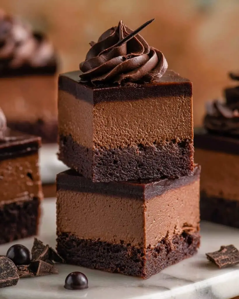 Chocolate Cheesecake Bars Recipe