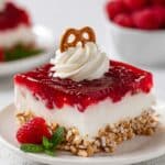 Raspberry Pretzel Salad Recipe