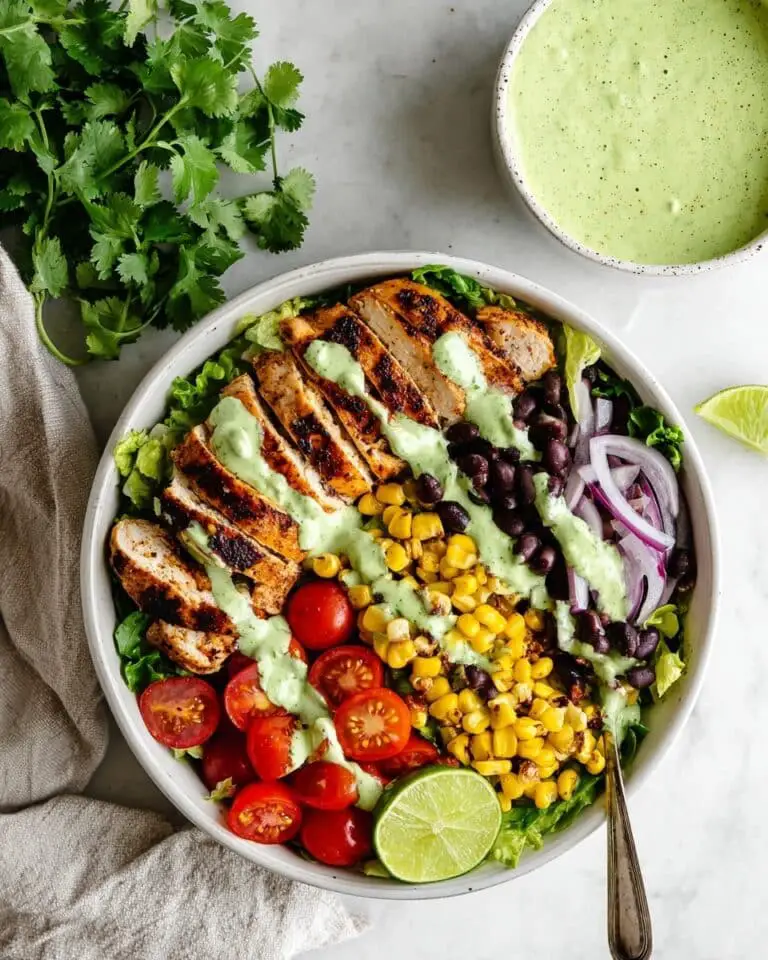 Southwest Chicken Salad with Lime-Cilantro Dressing Recipe