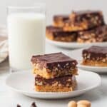 Caramel Cashew Cereal Bars Recipe