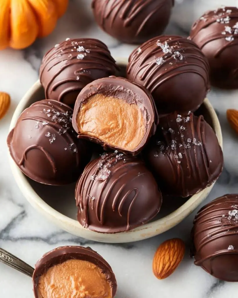 Chocolate Pumpkin Protein Truffles with Cottage Cheese Recipe