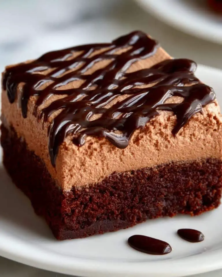 Chocolate Mousse Brownies Recipe