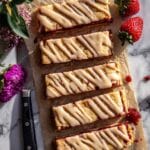 Frosted Soft Strawberry Cinnamon Bars Recipe