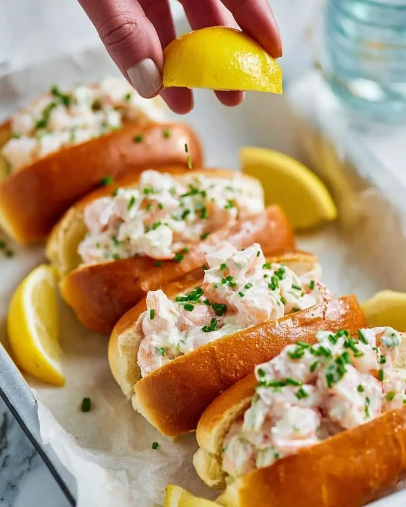 Shrimp Salad Sandwiches with Tarragon and Lemon Recipe