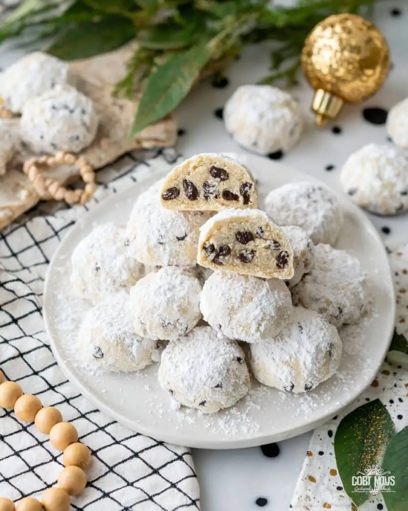 Chocolate Chip Snowball Cookies Recipe