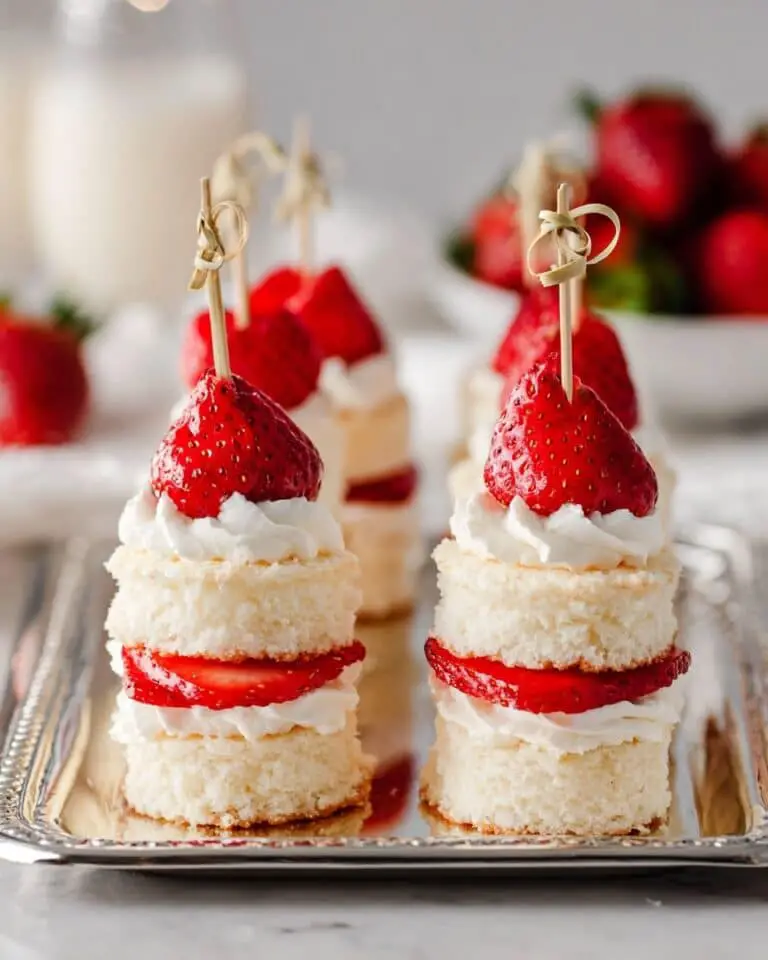 Mini Strawberry Shortcake Bites Recipe