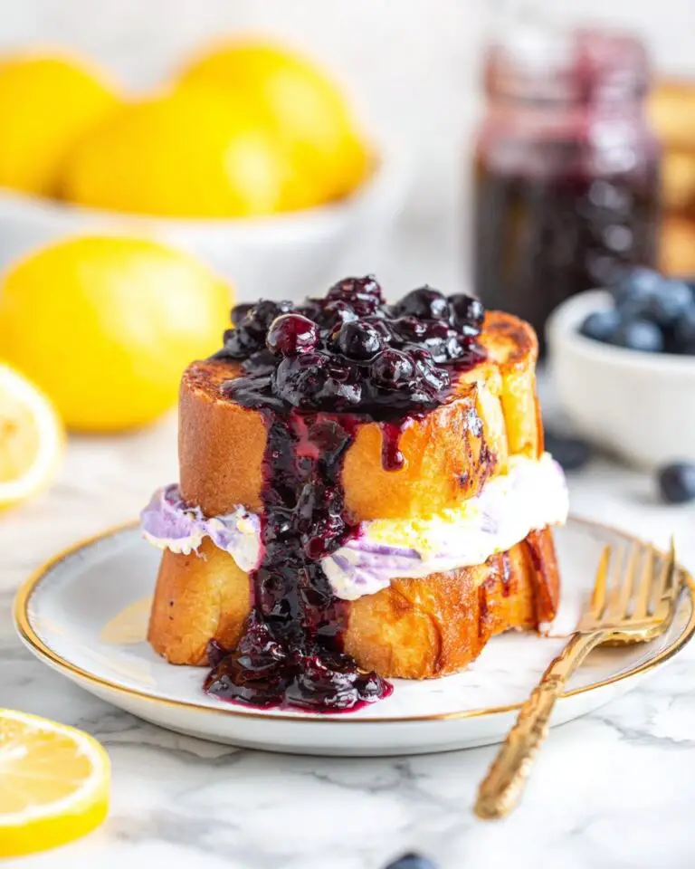 Blueberry Stuffed French Toast Recipe