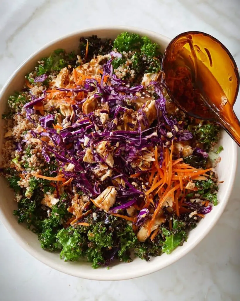 Chicken Quinoa Salad with Sesame Dressing Recipe