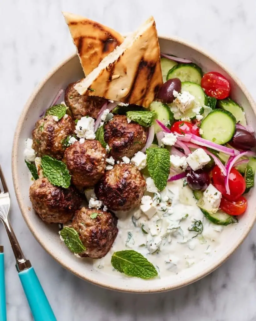 Greek Lamb Meatballs Recipe