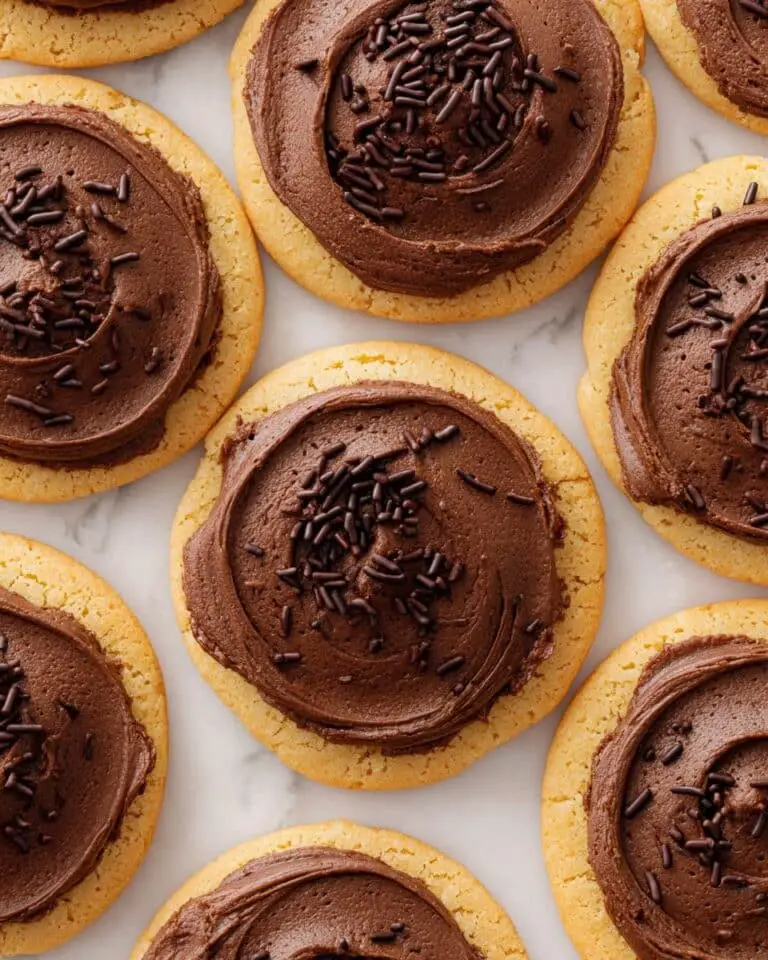 Chocolate Frosted Peanut Butter Cookies Recipe