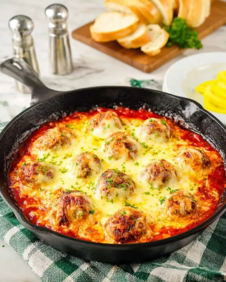 Chicken Parmesan Meatballs Recipe
