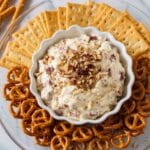 Cranberry Orange Cheesecake Dip with Pecans Recipe