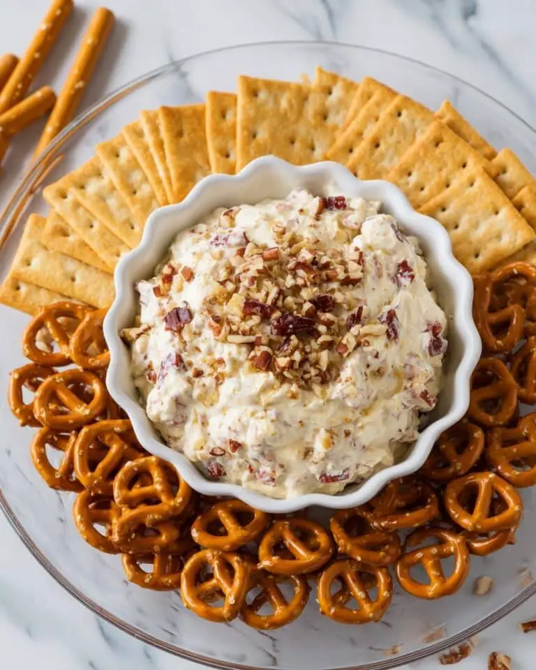 Cranberry Orange Cheesecake Dip with Pecans Recipe