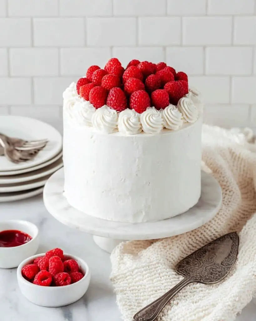 Raspberry Mascarpone Cake Recipe