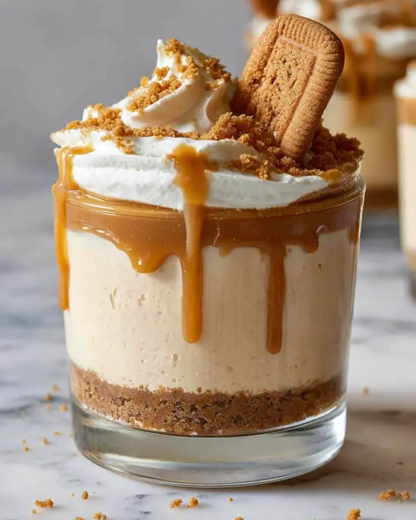 No-Bake Biscoff Cheesecake Cups Recipe