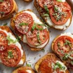 Pizza Toast with Marinara, Mozzarella, and Toppings Recipe