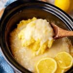 Crock Pot Lemon Spoon Cake Recipe