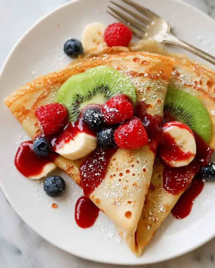 Healthy Oat Flour Crepes Recipe
