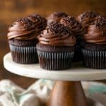 Homemade Moist Chocolate Cupcakes Recipe