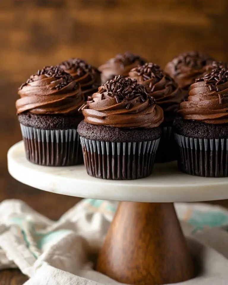 Homemade Moist Chocolate Cupcakes Recipe