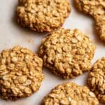 Thick and Chewy Brown Sugar Oatmeal Cookies Recipe
