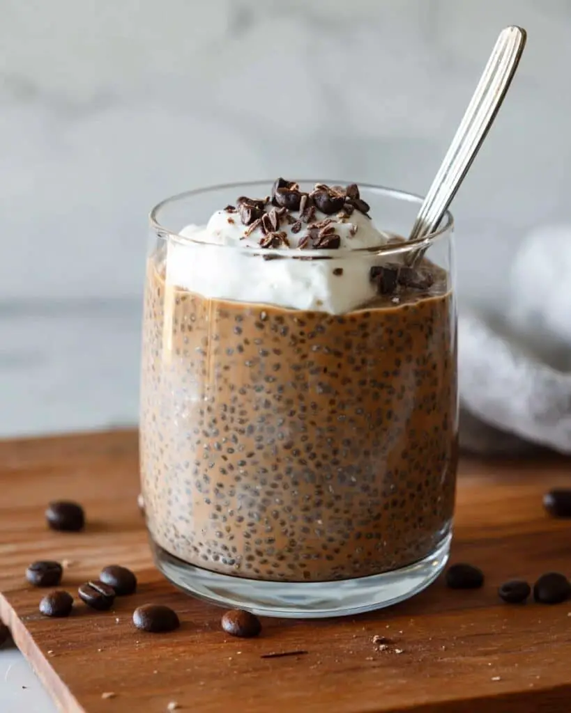 Coffee Chia Protein Pudding Recipe