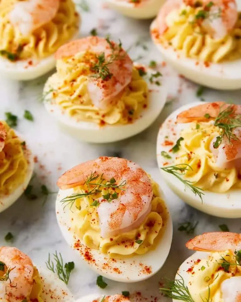 Deviled Eggs with Old Bay Shrimp Recipe