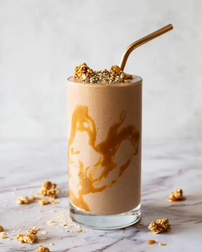 Banana Cashew Butter Chia Seed Smoothie Recipe