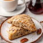 Maple Pecan Scones with Maple Glaze Recipe