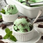 Easy Mint Chocolate Chip Cottage Cheese Ice Cream Recipe