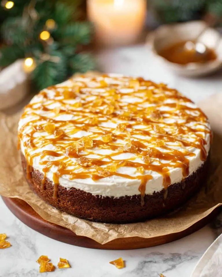 Caramel Brûlée Latte Cake Recipe