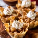 Apple Cheesecake Wonton Cups Recipe