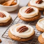 Pumpkin Spice Molasses Cookies with Maple Cream Cheese Icing Recipe
