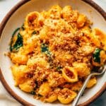 Smoky Pumpkin Mac and Cheese with Garlicky Breadcrumbs Recipe