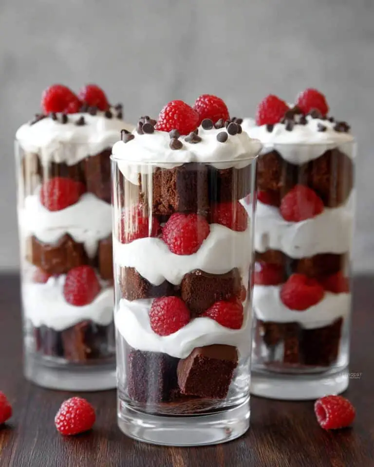 Individual Fruit and Brownie Trifles Recipe
