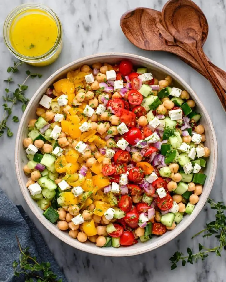Easy Chickpea Salad Recipe