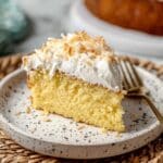 Coconut Almond Cake with Toasted Coconut Whipped Cream Recipe